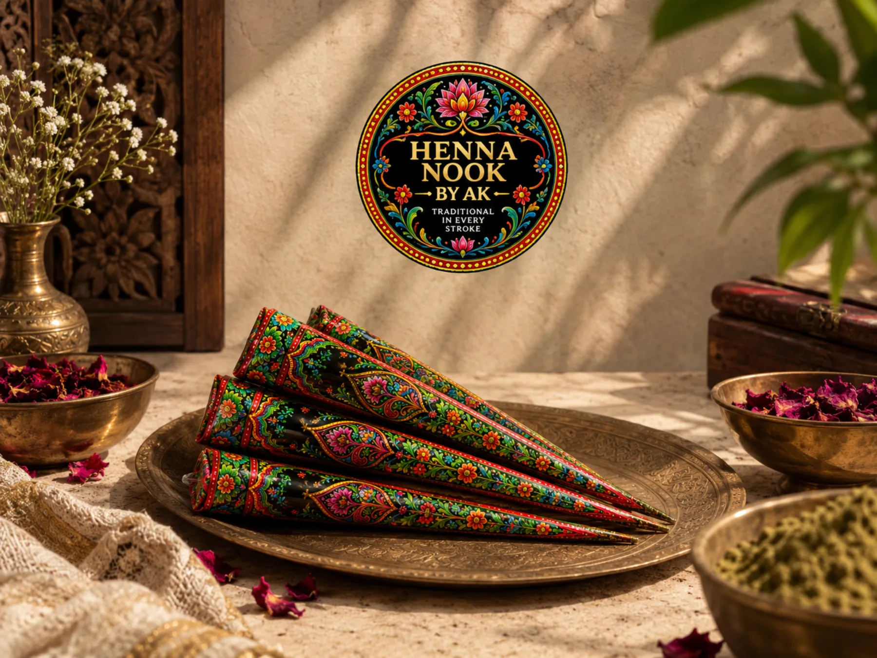 Henna Nook by AK: Product & packaging