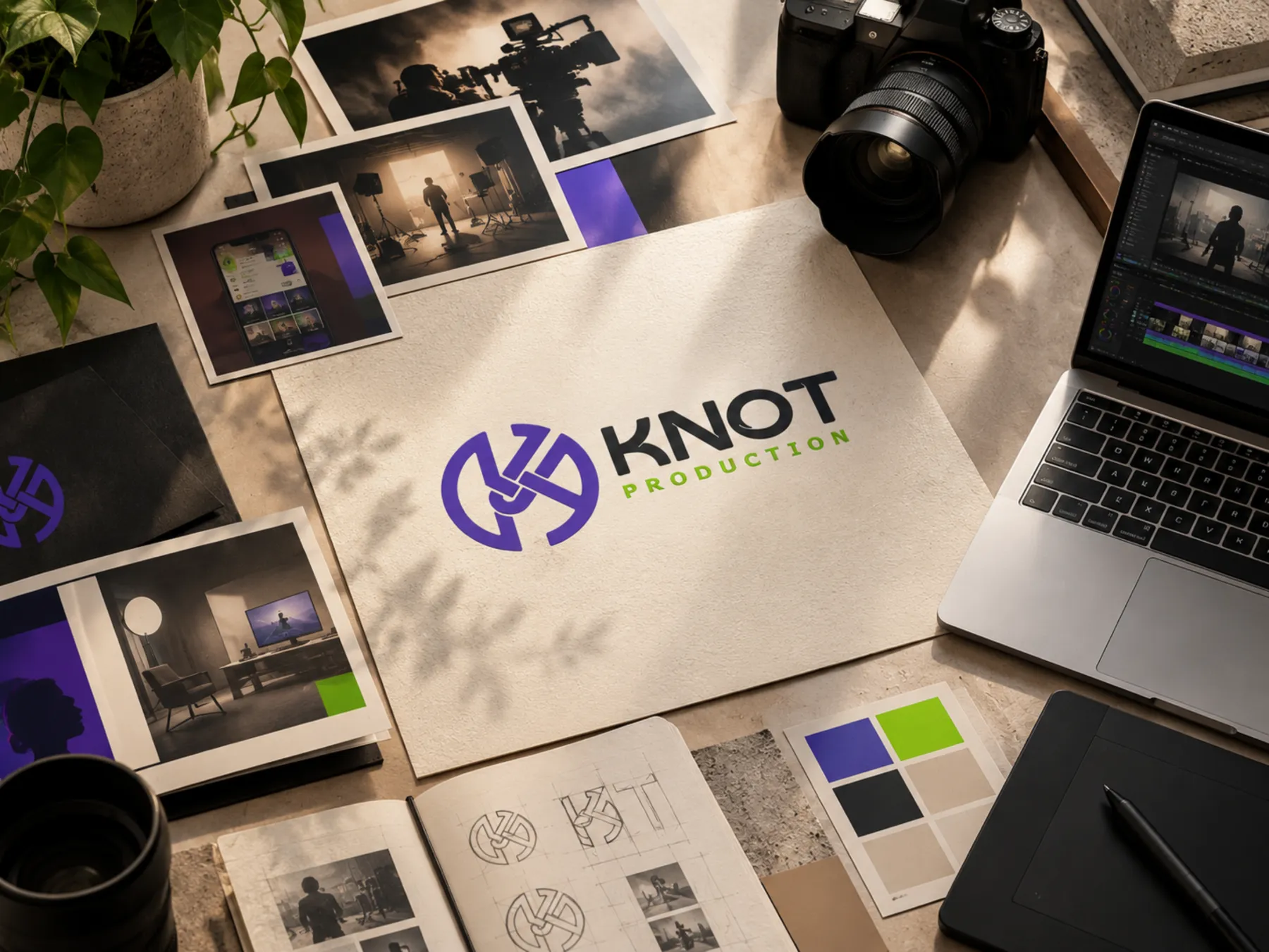 Knot Production: Production house identity