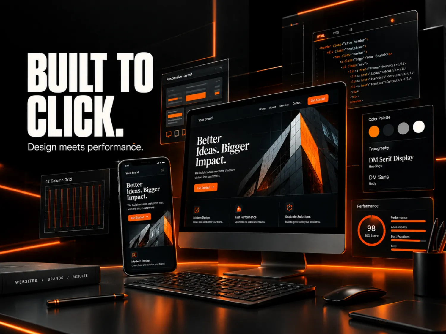 Built to click. Design meets performance.