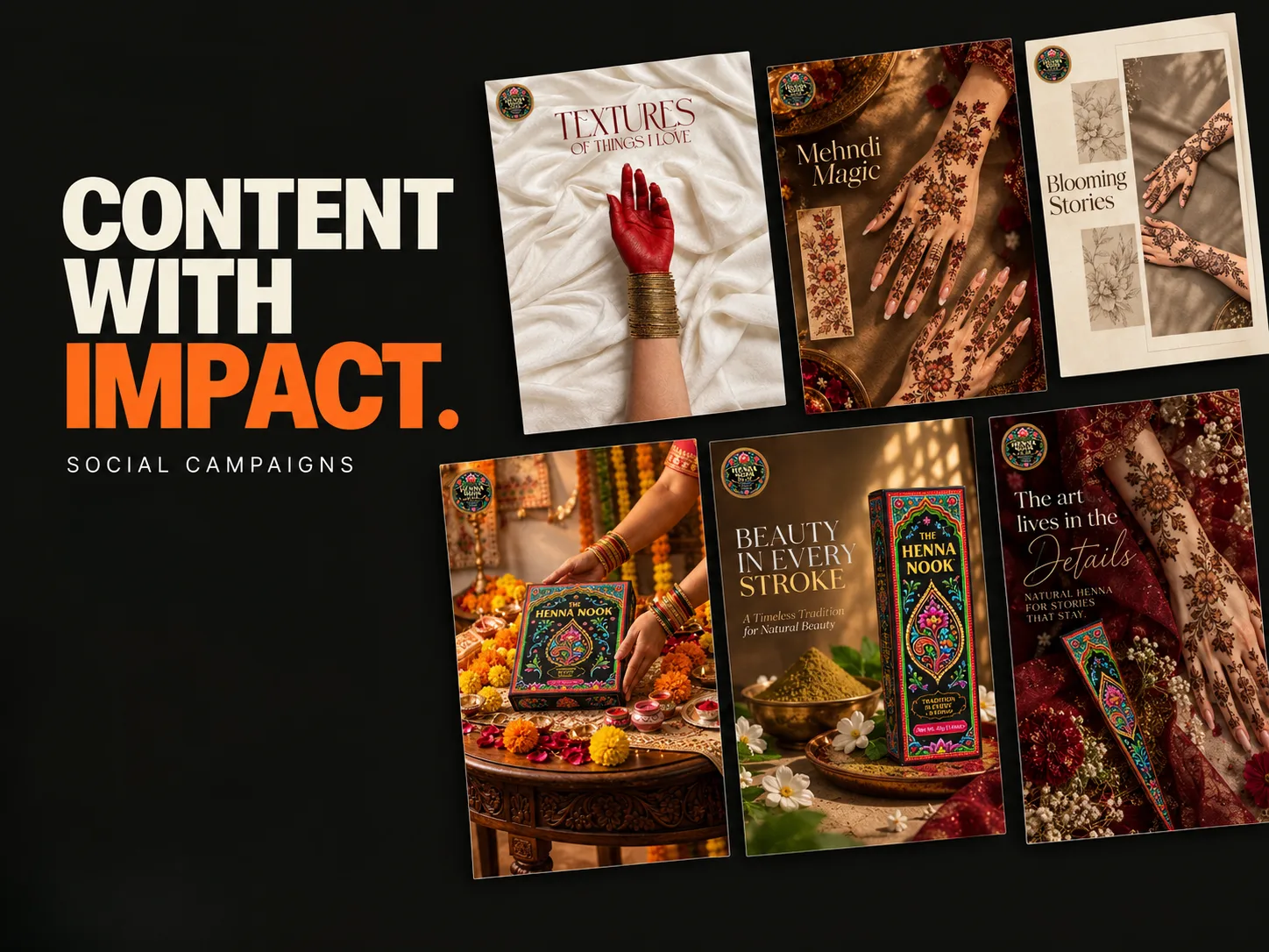 The Henna Nook: Content with impact